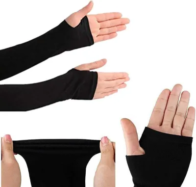 Half finger long hand gloves for Women(1 Pair)